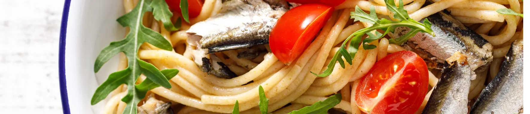 🍝🐟 Vis pasta's