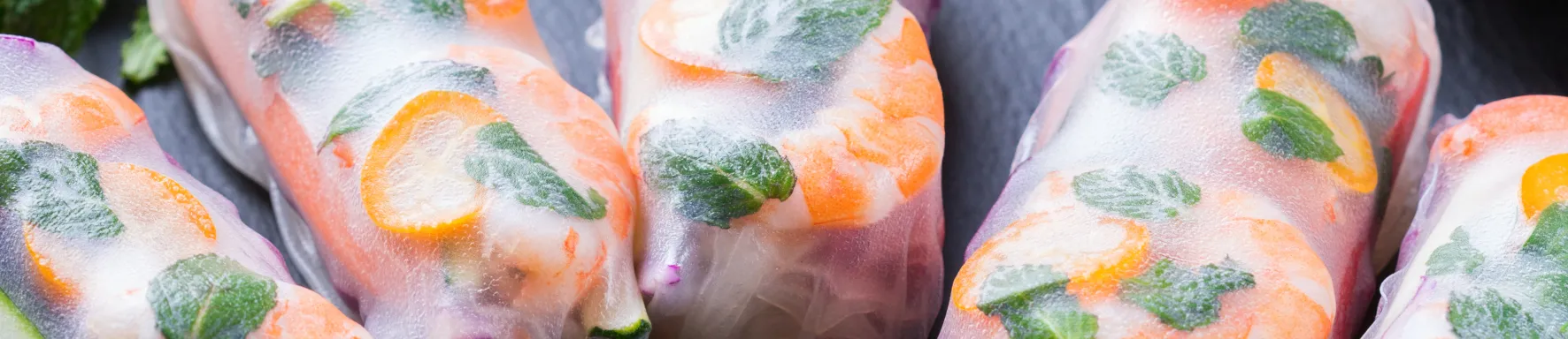 🥦🍣 Vegetarische wraps and rolls