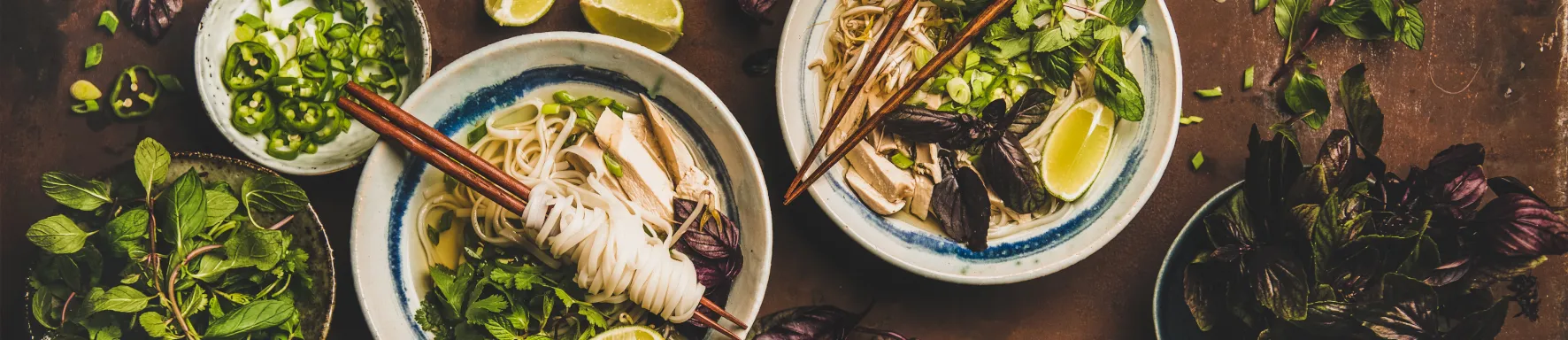 🥦🍜Vegetarische noedelsoepen