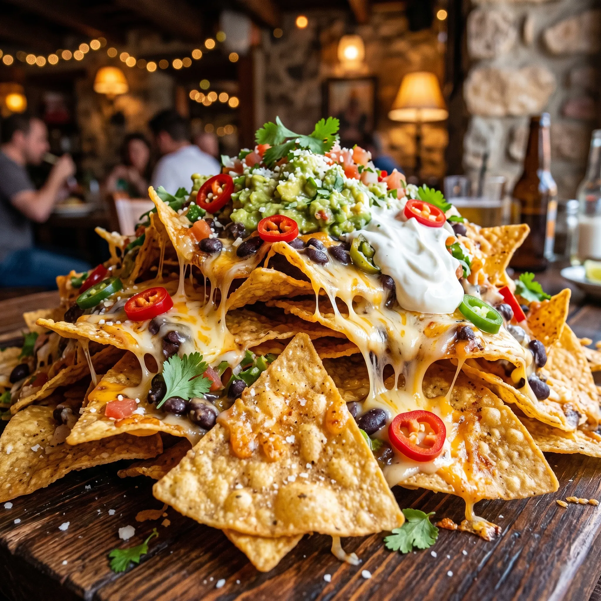 Loaded nachos Casa Mexicana