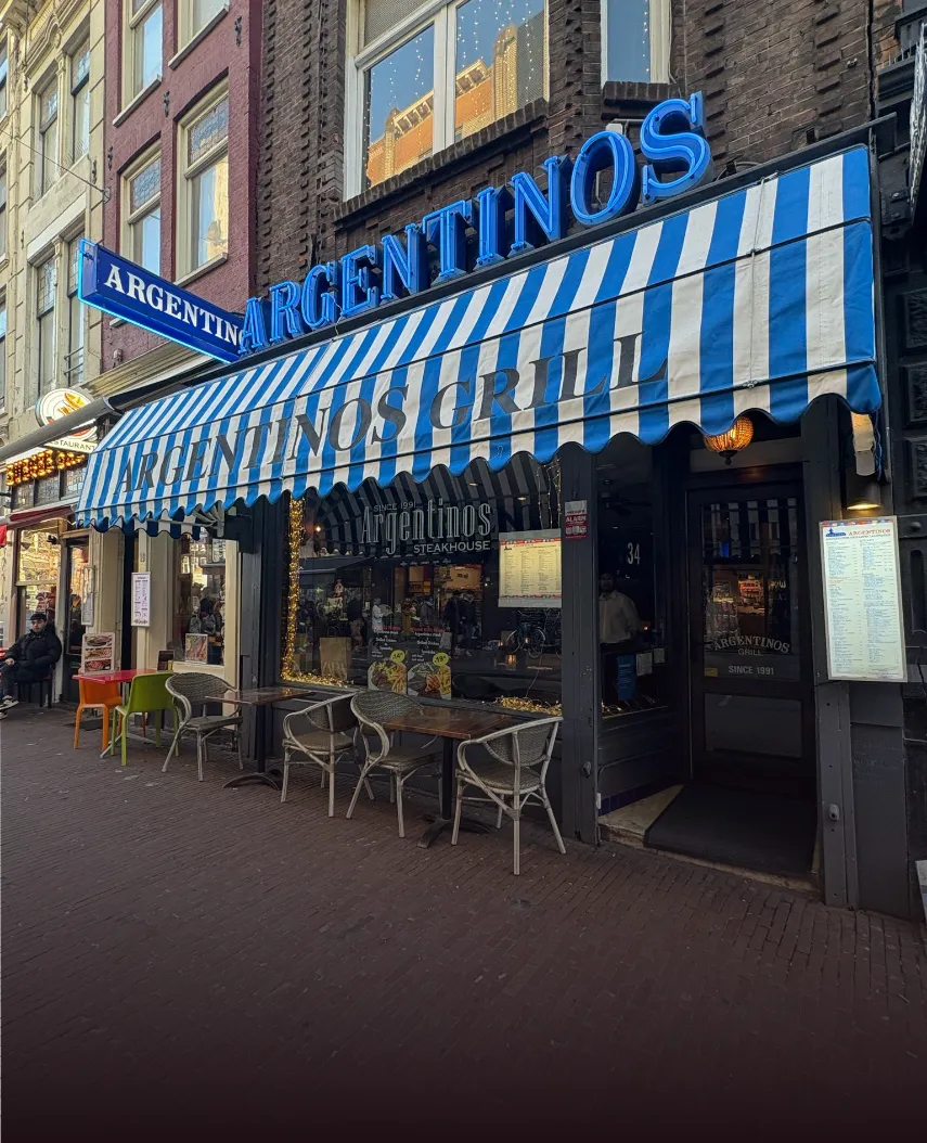 Argentinos Grill steakhouse aan de Damstraat in Amsterdam
