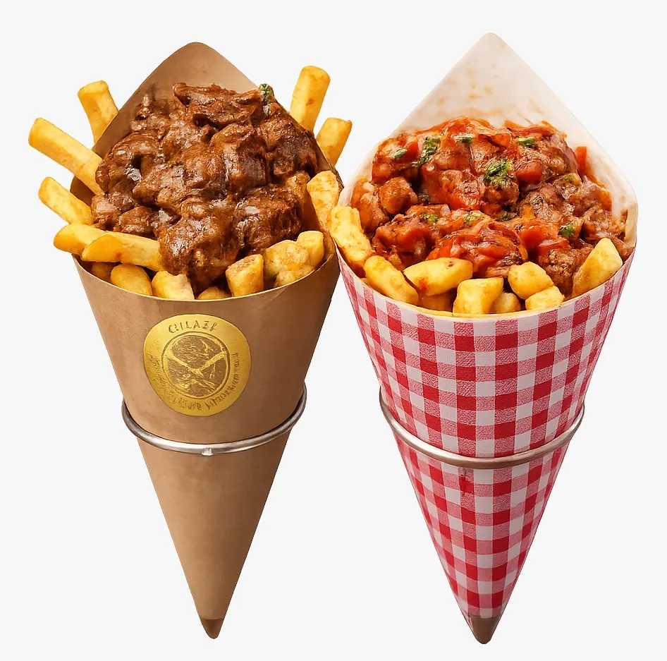Friet Limburgs zuurvlees friet goulash